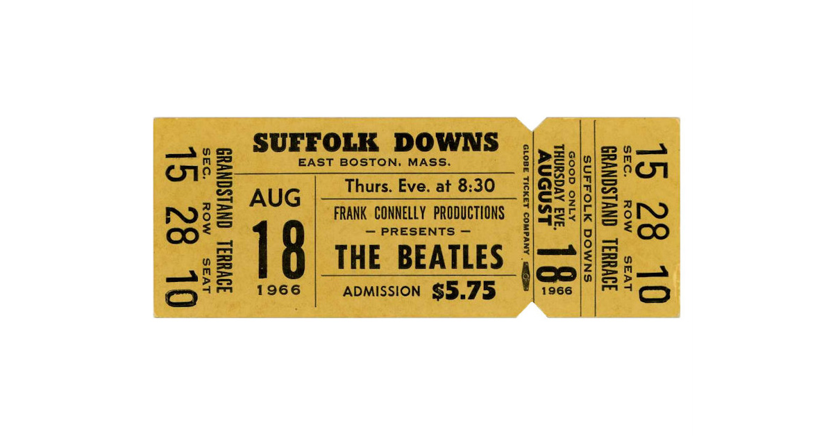 Suffolk Downs, East Boston, MA - August 18, 1966 | The Music