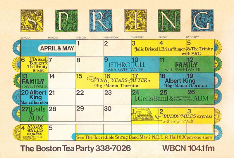 Boston Tea Party Calendar Boston Tea Party Calendar