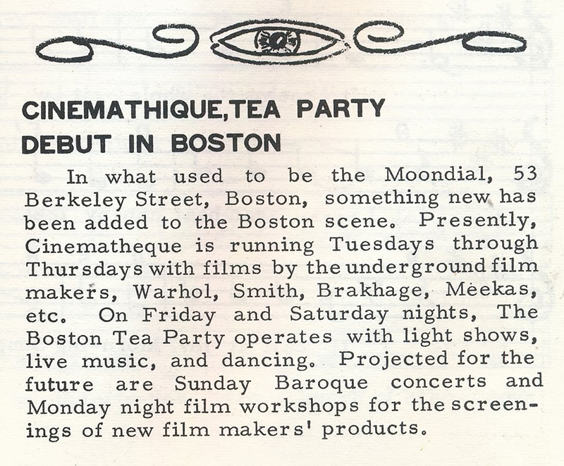 Boston Tea Party Debut Boston Tea Party Debut