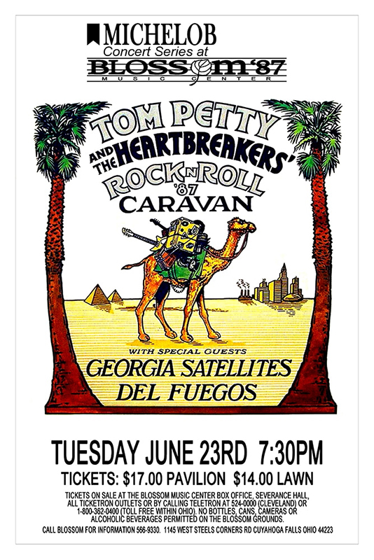 Del Fuegos with TomPetty 1987 – Akron OH Del Fuegos with TomPetty 1987 - Akron OH