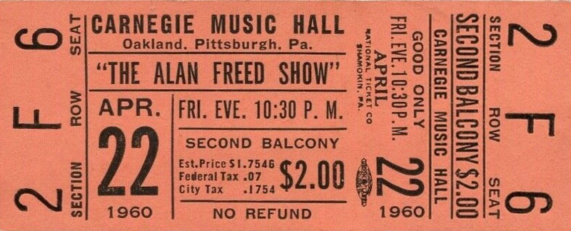 Freddy Cannon at Carnegie Music Hall Freddy Cannon at Carnegie Music Hall