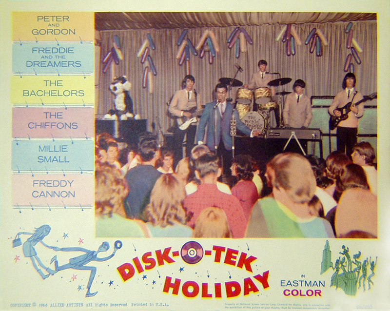 Freddy Cannon and Rockin’ Ramrods in Disk-O-Tek Holiday movie – from the collection of Mitch Diamond Freddy Cannon and Rockin' Ramrods in Disk-O-Tek Holiday movie - from the collection of Mitch Diamond
