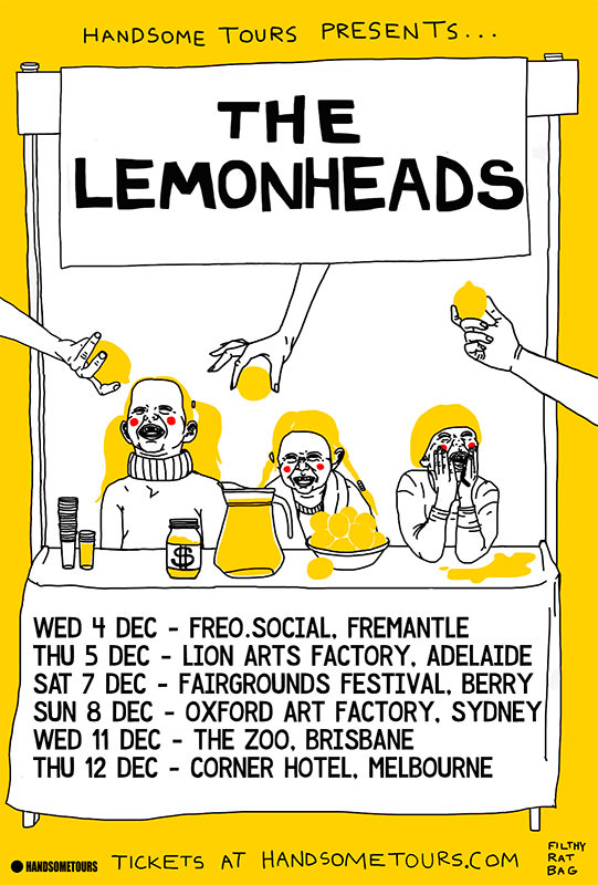 Lemonheads – Australia Tour 2019 Lemonheads - Australia Tour 2019
