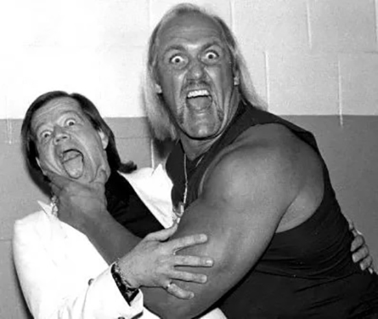 Dale Dorman and Hulk Hogan Dale Dorman and Hulk Hogan