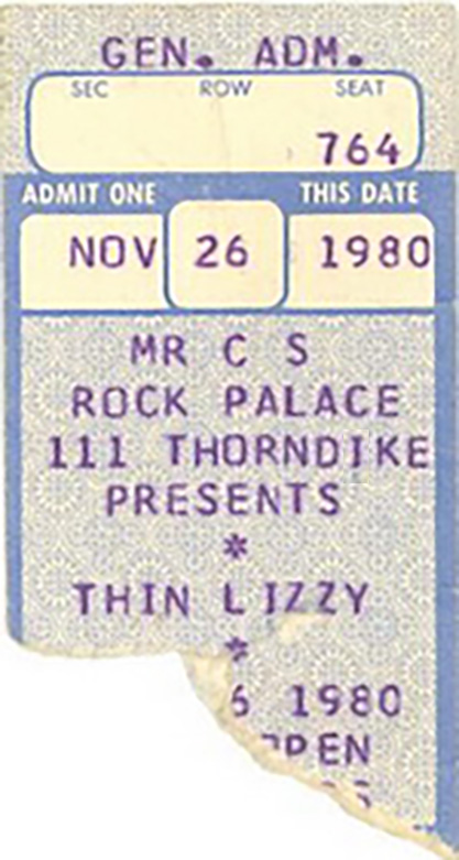 Thin Lizzy at Mr. C’s Rock Palace 1980 Thin Lizzy at Mr. C's Rock Palace 1980