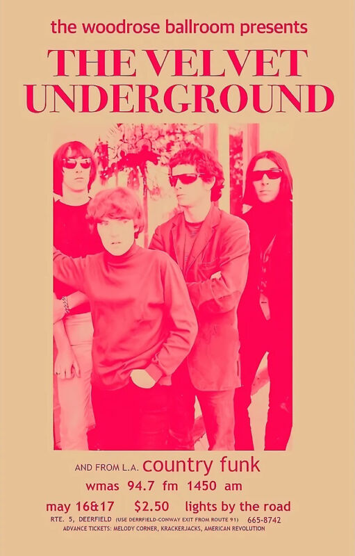 The Velvet Underground and Country Funk at The Woodrose Ballroom The Velvet Underground and Country Funk at The Woodrose Ballroom