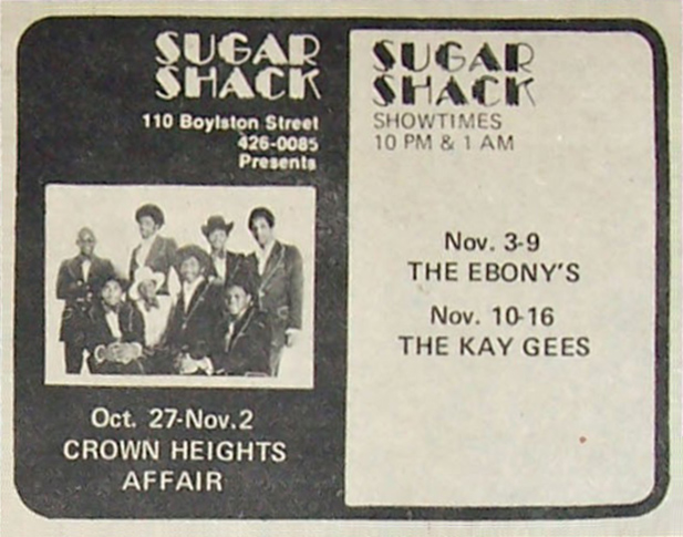 Crown Heights Affair at Sugar Shack