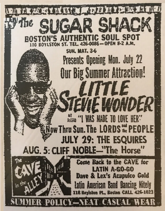 Stevie Wonder at The Sugar Shack 1968 The Sugar Shack