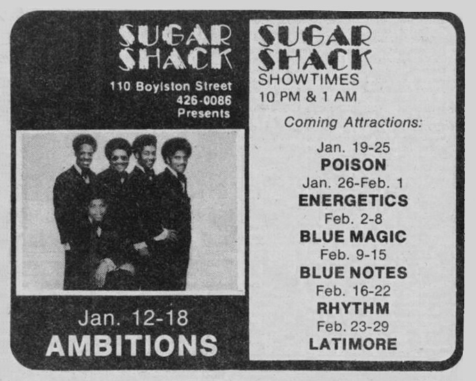 The Ambitions at The Sugar Shack The Ambitions at The Sugar Shack