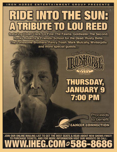 A Tribute to Lou Reed at Iron Horse A Tribute to Lou Reed at Iron Horse