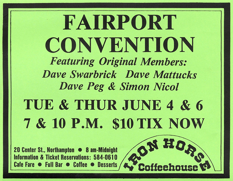 Fairport Convention at Iron Horse Fairport Convention at Iron Horse