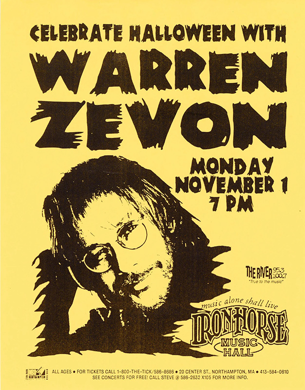 Warren Zevon at Iron Horse Warren Zevon at Iron Horse