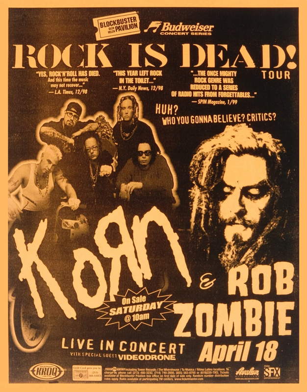 Rob Zombie at Blockbuster Pavilion Rob Zombie at Blockbuster Pavilion