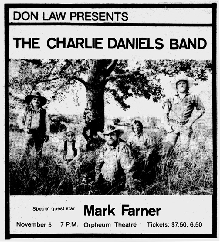 Charlie Daniels Band at Orpheum Theatre Charlie Daniels Band at Orpheum Theatre