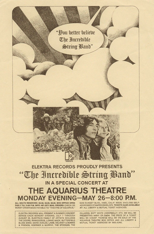 Incredible String Band at The Aquarius Theatre Incredible String Band at The Aquarius Theatre