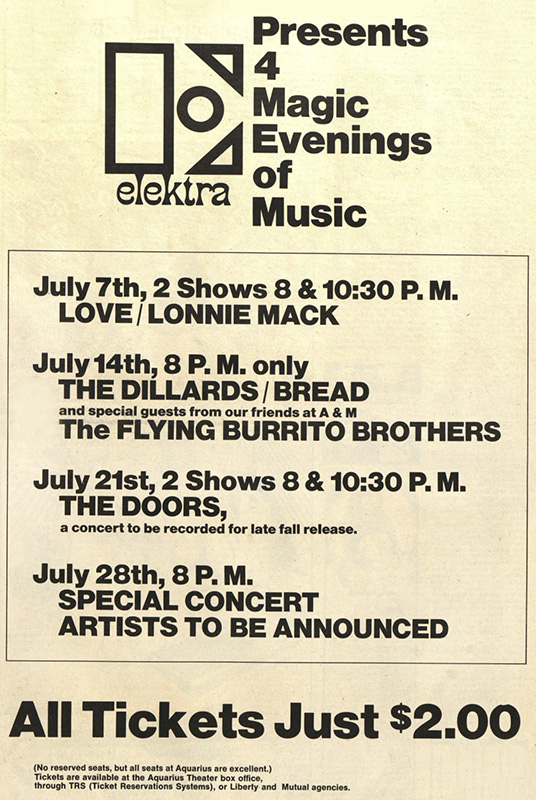 Lonnie Mack – The Doors at The Aquarius Theatre Lonnie Mack - The Doors at The Aquarius Theatre