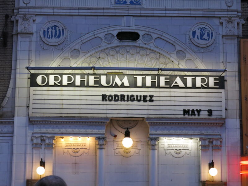 Rodriguez at the Orpheum Theatre Orpheum Theatre