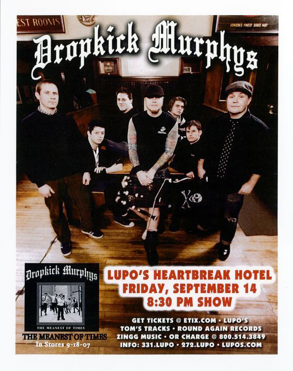 Dropkick Murphys at Lupo’s 2007 Dropkick Murphys at Lupo's 2007