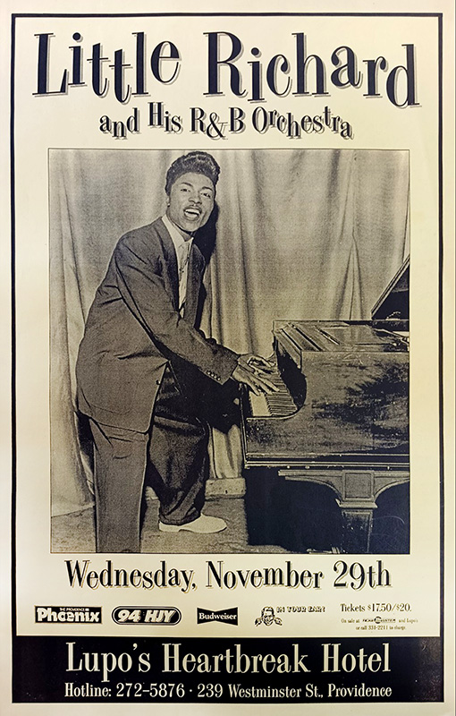 Little Richard at Lupo’s 1995 Little Richard at Lupo's 1995
