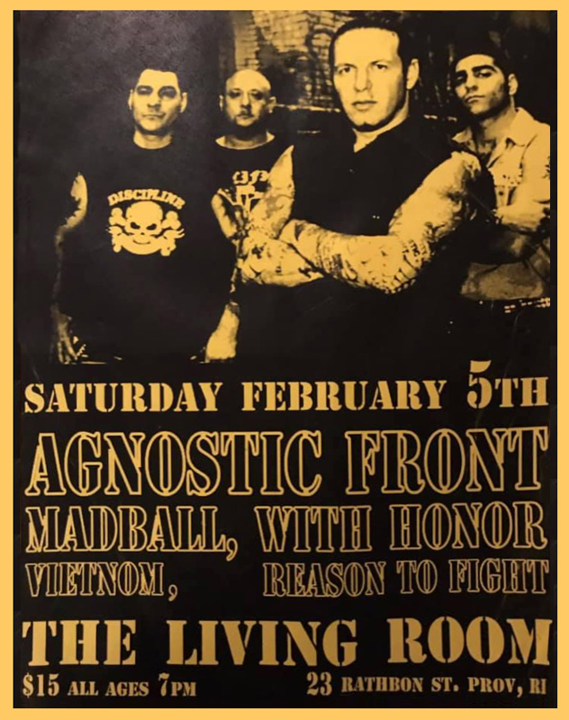 Agnostic Front at The Living Room Agnostic Front at The Living Room