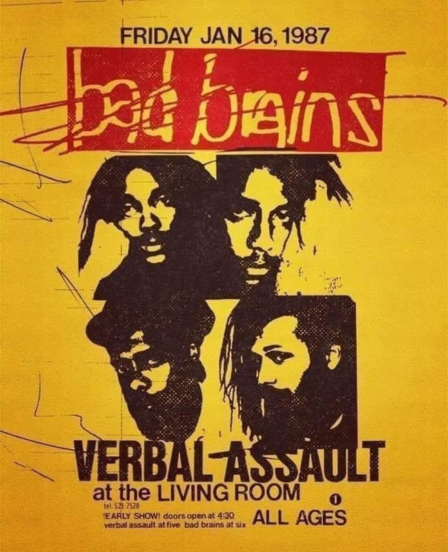 Bad Brains at The Living Room 1987 Bad Brains at The Living Room 1987