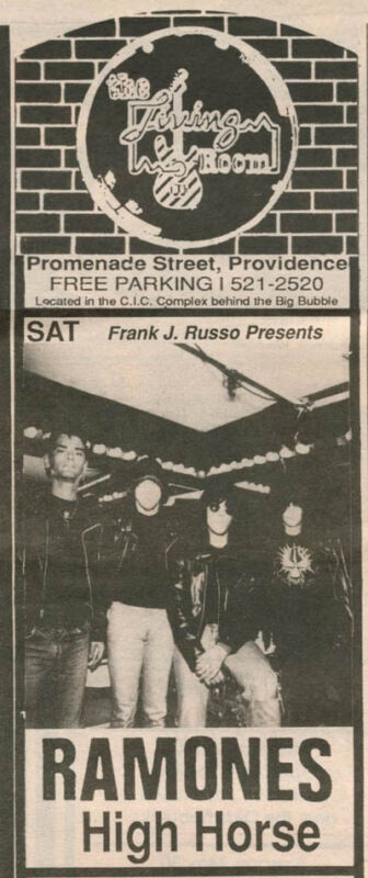 The Living Room – Ramones 1989 The Living Room - Ramones 1989