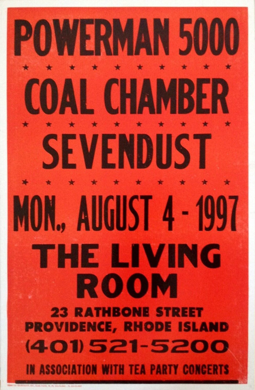 Powerman 500 at The Living Room 1997 Powerman 500 at The Living Room 1997