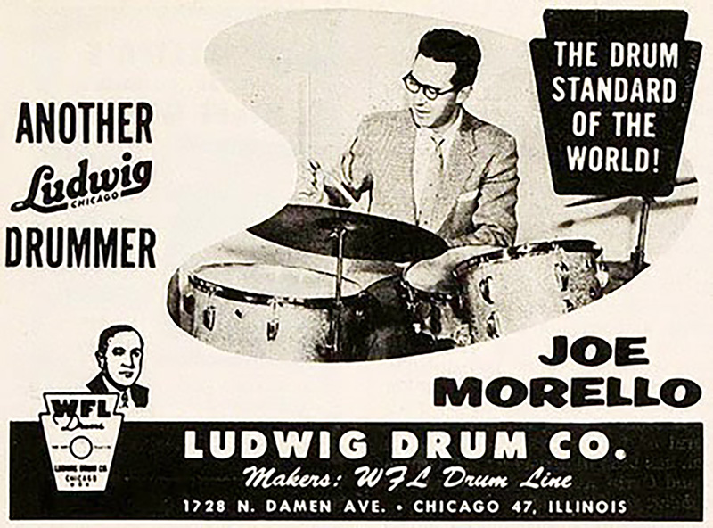 Joe Morello – Ludwig Drum ad Joe Morello - Ludwig Drum ad