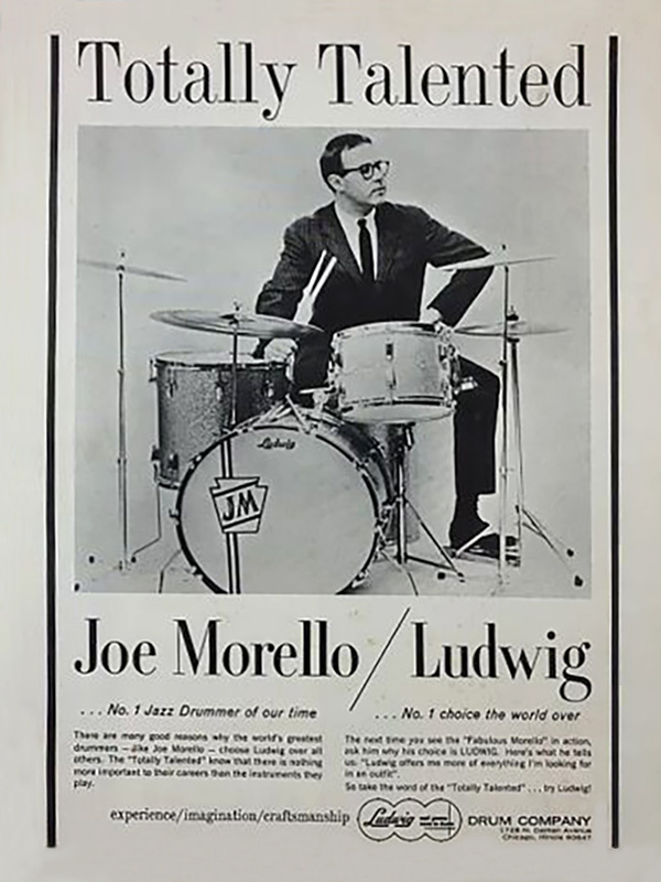 Joe Morello – Totally Talented Ludwig ad Joe Morello - Totally Talented Ludwig ad