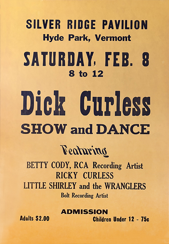 Dick Curless at Silver Ridge Pavilion – from the collection of Mitch Diamond