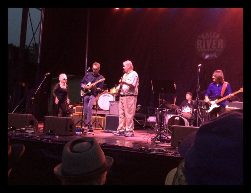 Big Al Anderson and the Floor Models with Christine Ohlman on the Green River Stage, Friday, July 14, 2017. (Photo by David Sokol) Big Al Anderson and the Floor Models with Christine Ohlman on the Green River Stage, Friday, July 14, 2017. (Photo by David Sokol)