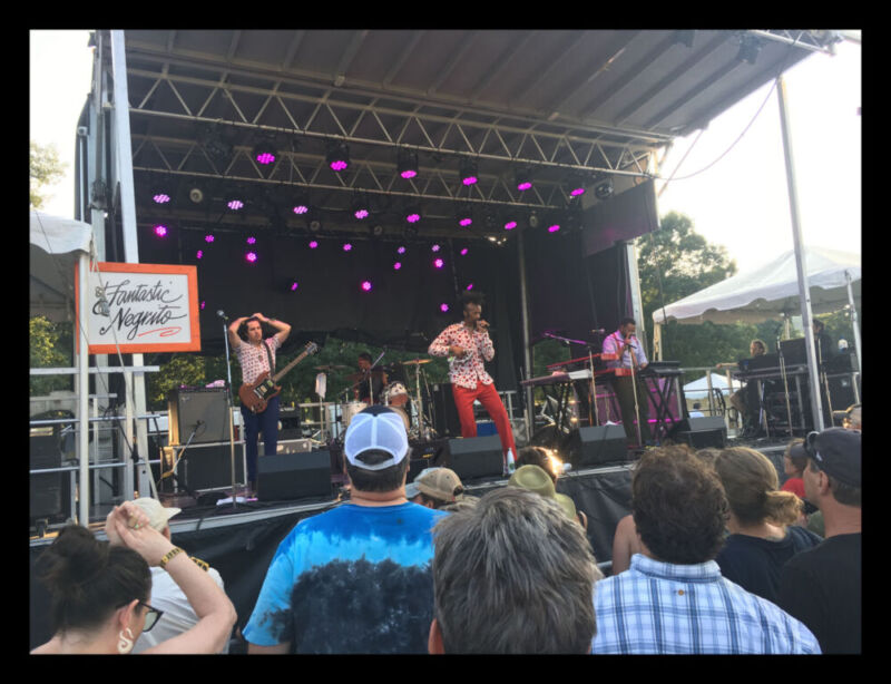 Fantastic Negrito, Dean’s Beans Stage, Sunday, July 14, 2019. (Photo by David Sokol) Fantastic Negrito, Dean’s Beans Stage, Sunday, July 14, 2019. (Photo by David Sokol)