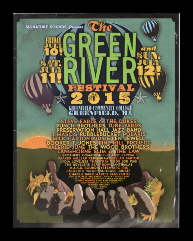 Green River Festival 2015 Program Cover Green River Festival 2015 Program Cover