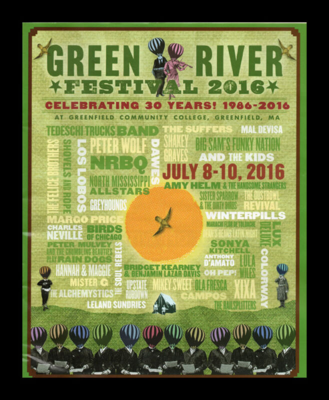 Green River Festival 2016 Program Cover Green River Festival 2016 Program Cover