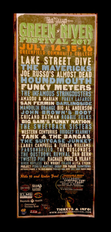 Green River Festival 2017 Poster Green River Festival 2017 Poster