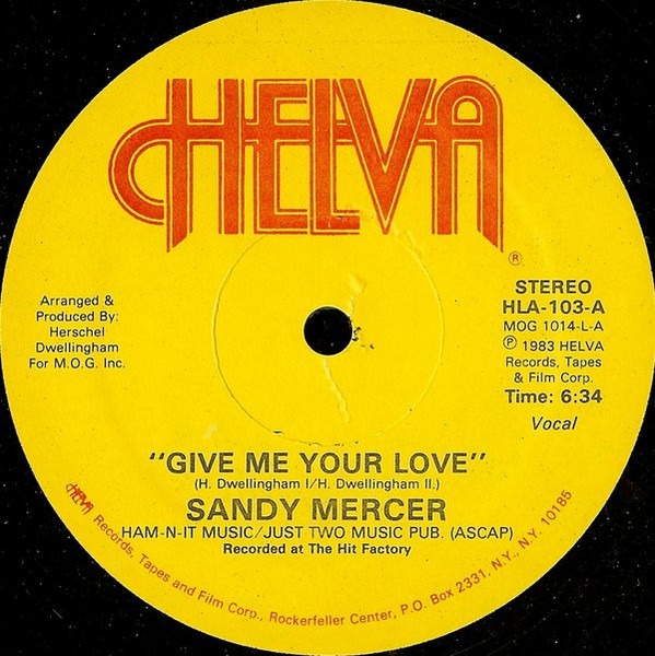 Give Me Your Love – arranged and produced by Herschel Dwellingham Give Me Your Love - arranged and produced by Herschel Dwellingham