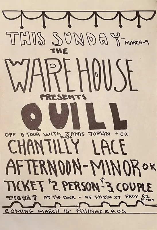 Quill at The Warehouse – from the collection of Mitch DIamond Quill at The Warehouse - from the collection of Mitch DIamond