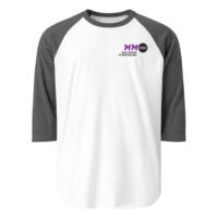 2024新作 MoMA CHAMPION RAGLAN BASEBALL T SHIRT MAROON Champion Men's Raglan Baseball T-Shirt, White/Black, Small