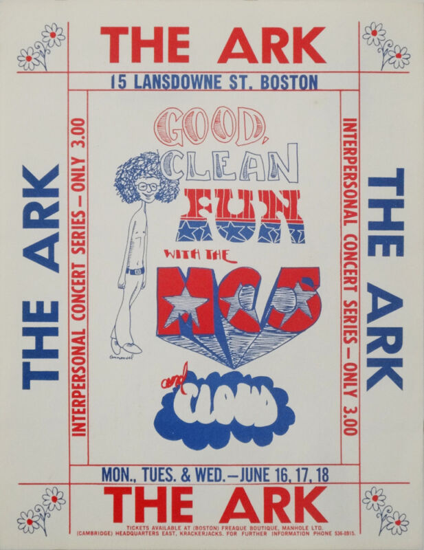 MC5 at The Ark Handbill MC5 at The Ark Handbill