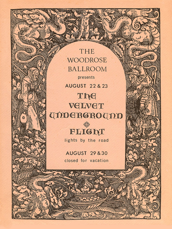The Velvet Underground and Flight at The Woodrose Ballroom 1969 The Velvet Underground and Flight at The Woodrose Ballroom 1969