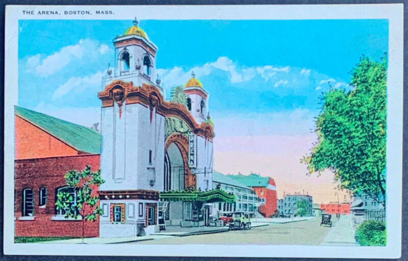 Boston Arena Postcard from 1915 Boston Arena Postcard from 1915