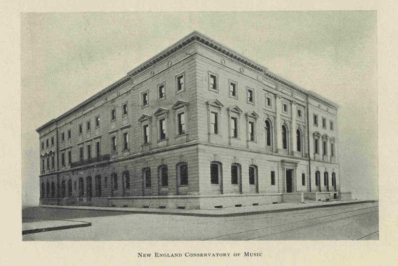 New England Conservatory – Jordan Hall at 290 Huntington Avenue opened in 1903