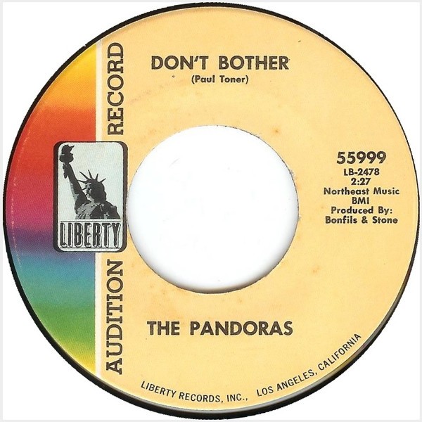 The Pandoras – Don’t Bother The Pandoras - Don't Bother