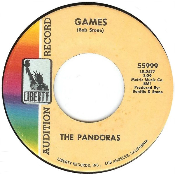 The Pandoras – Games The Pandoras - Games