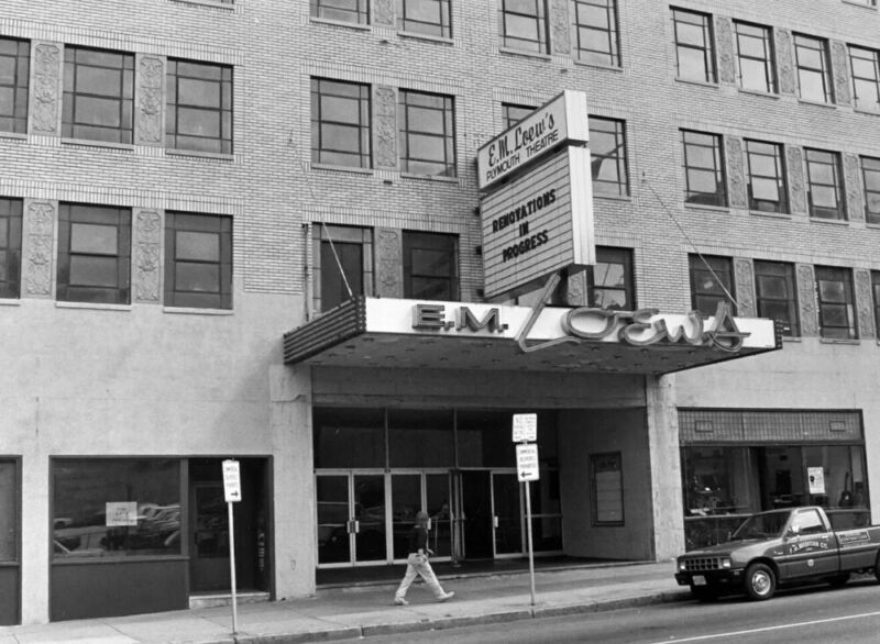 E.M. Loews Plymouth Theatre 1987 E.M. Loews Plymouth Theatre 1987
