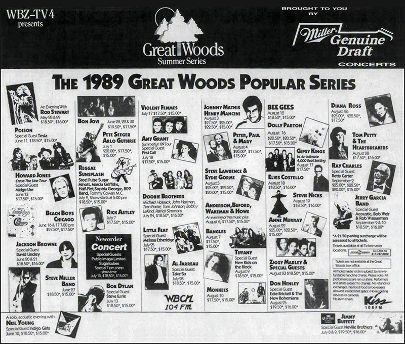 1989 Great Woods Popular Series 1989 Great Woods Popular Series