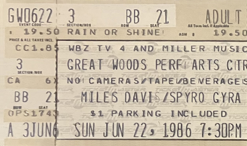 Miles Davis at Great Woods 1986 Miles Davis at Great Woods 1986