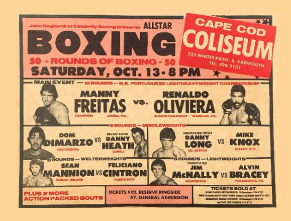 Boxing at Cape Cod Coliseum Boxing at Cape Cod Coliseum