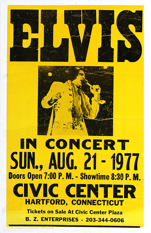 Elvis at Hartford Civic Center Elvis at Hartford Civic Center