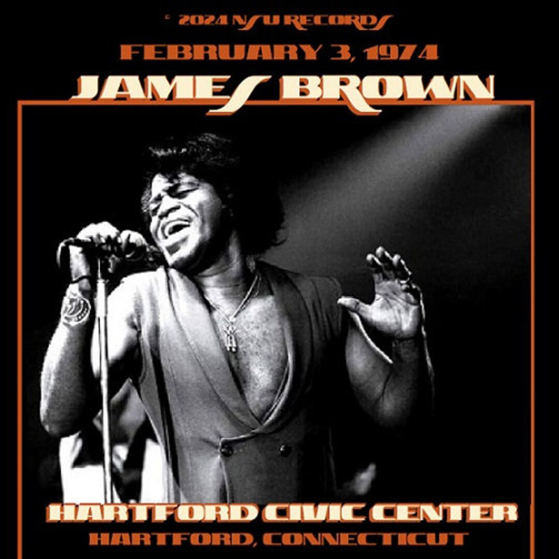 James Brown at Hartford Civic Center 1974 James Brown at Hartford Civic Center 1974